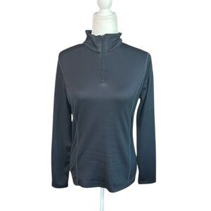 Spyder Gray Fitted Ribbed Long Sleeve Base-layer Size M